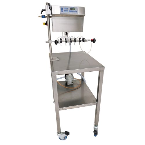 Mini-Pinch Timed Flow Volumetric Filler
