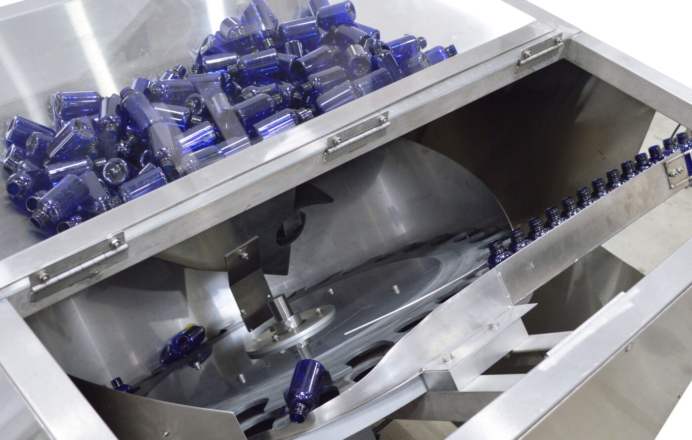 Accutek Industrial Material Handling Machinery for Automated Bottling Lines